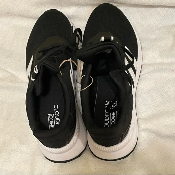 Sz 61/2 women’s Adidas running shoes X_PLRPath Black and White Athletic Shoes - Picture 8 of 12